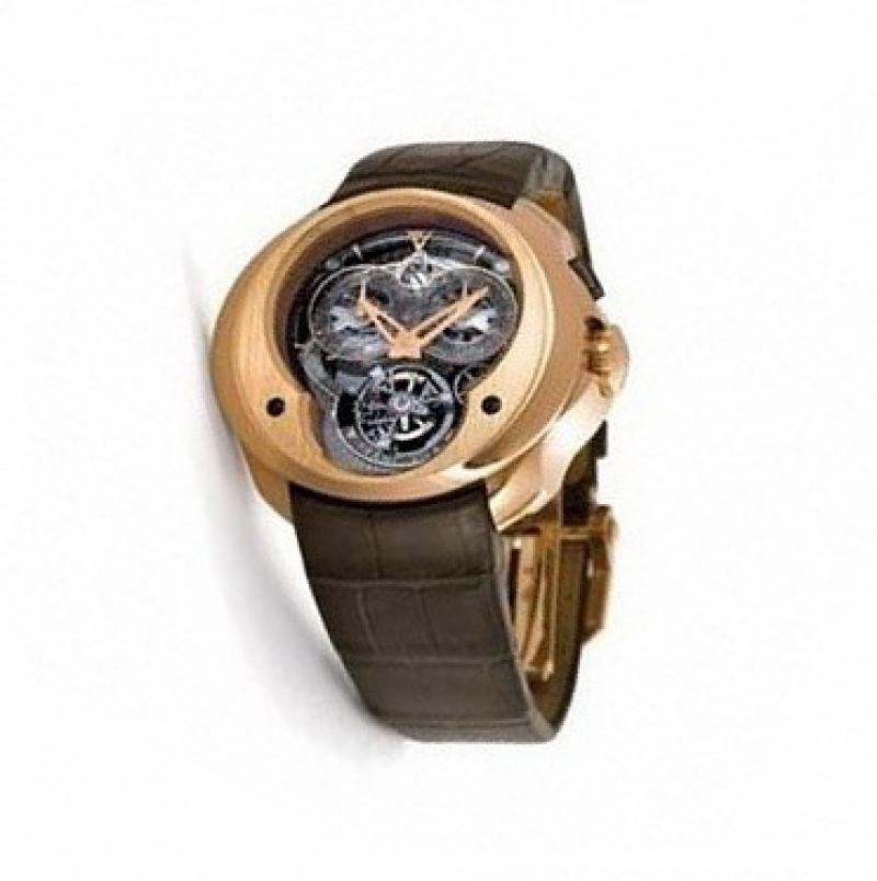 FVa №4 Franc Vila Tourbillon Dial Side Chronograph Montre Contemporaine Grande Complication