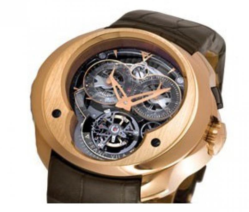 FVa №4 Franc Vila Tourbillon Dial Side Chronograph Montre Contemporaine Grande Complication