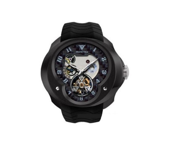 Franc Vila FVa №1 Tourbillon Planetaire Black Montre Contemporaine Grande Complication 5 Days Power Reserve