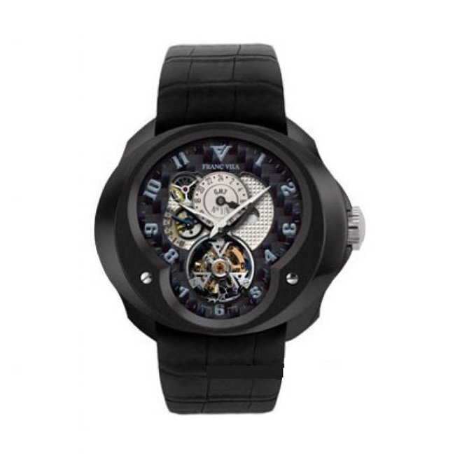 Franc Vila Tourbillon Planetaire GMT Black FVa №2 Montre Contemporaine Grande Complication 5 Days Power Reserve