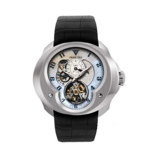 Franc Vila FVa №2 Tourbillon Planetaire GMT White Gold Montre Contemporaine Grande Complication 5 Days Power Reserve