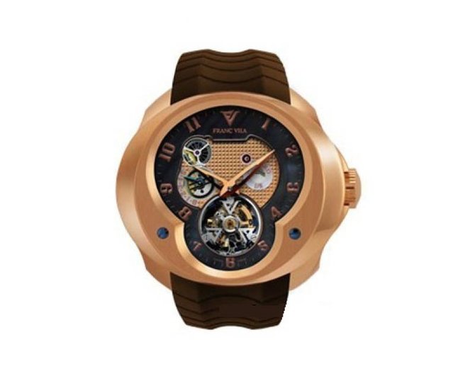 Franc Vila FVa №1 Pink Gold Montre Contemporaine Grande Complication Tourbillon Planetaire Red Gold