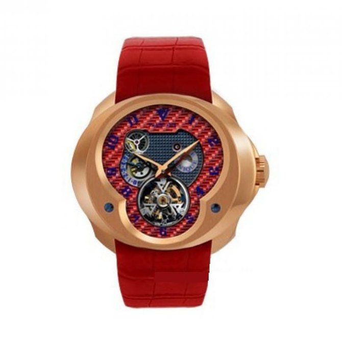 Franc Vila FVa №1 Red Montre Contemporaine Grande Complication Tourbillon Planetaire Red Gold