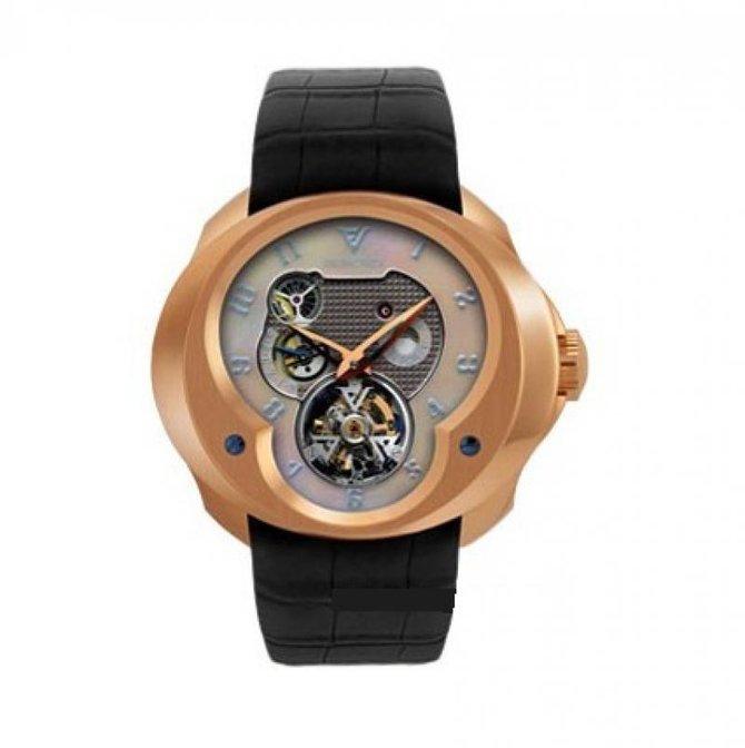 Franc Vila FVa №1 Gray Dial Montre Contemporaine Grande Complication Tourbillon Planetaire Red Gold
