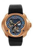 Franc Vila Часы Franc Vila Montre Contemporaine Grande Complication FVa №1 Alligator Strap Tourbillon Planetaire Red Gold