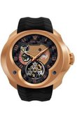 Franc Vila Montre Contemporaine Grande Complication FVa №1 Caoutchouc Black Tourbillon Planetaire Red Gold
