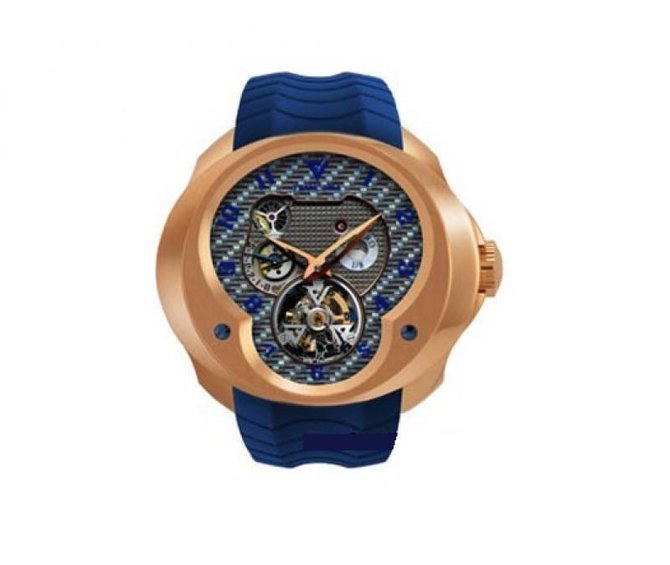 Franc Vila FVa №1 120 hours Power Reserve Montre Contemporaine Grande Complication Tourbillon Planetaire Red Gold