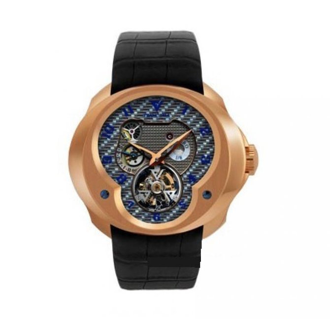 Franc Vila FVa №1 Power Reserve 120 hours Montre Contemporaine Grande Complication Tourbillon Planetaire Red Gold
