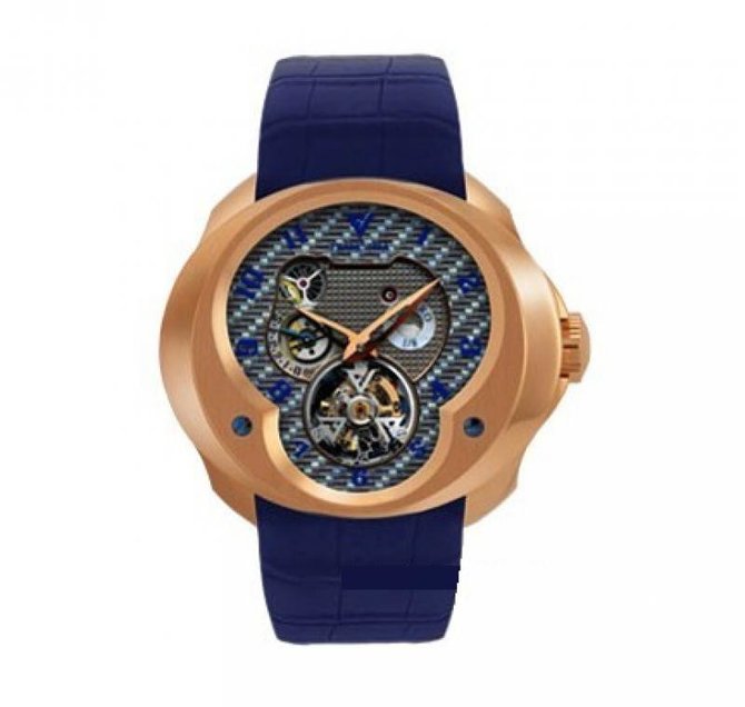 Franc Vila FVa №1 Tourbillon Montre Contemporaine Grande Complication Planetaire Red Gold