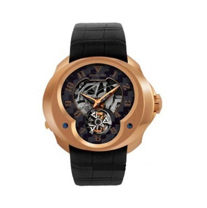 Franc Vila FVa №3 Pink Gold Montre Contemporaine Grande Complication Tourbillon Repetition Minute