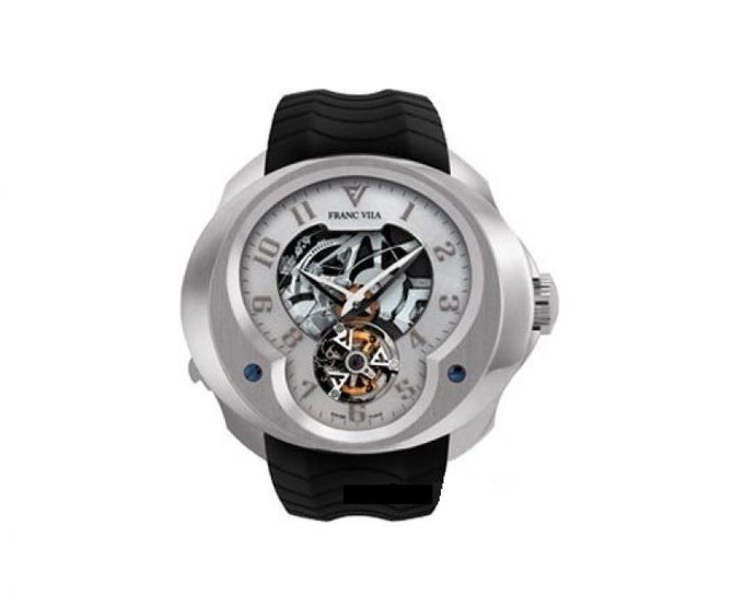 Franc Vila FVa №3 Black Strap Montre Contemporaine Grande Complication Tourbillon Repetition Minute