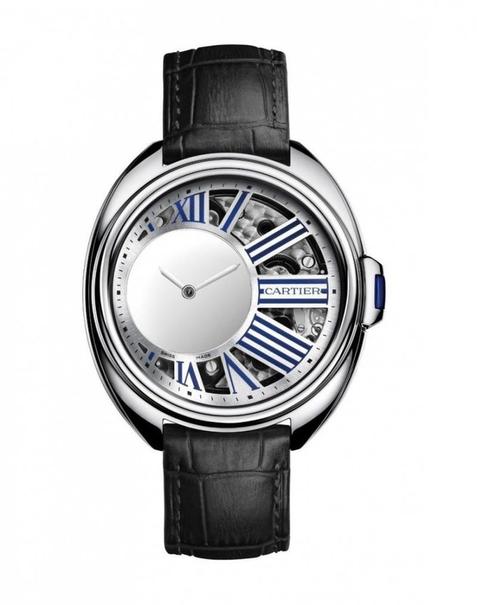 Cartier Mysterious Hour Palladium Tortue Clé de Cartier