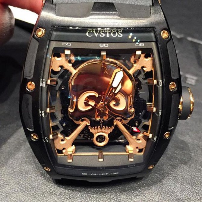 Cvstos Inkvaders Skull Black Steel Red Gold 5N Challenge Jet-Liner Skull - фото 3