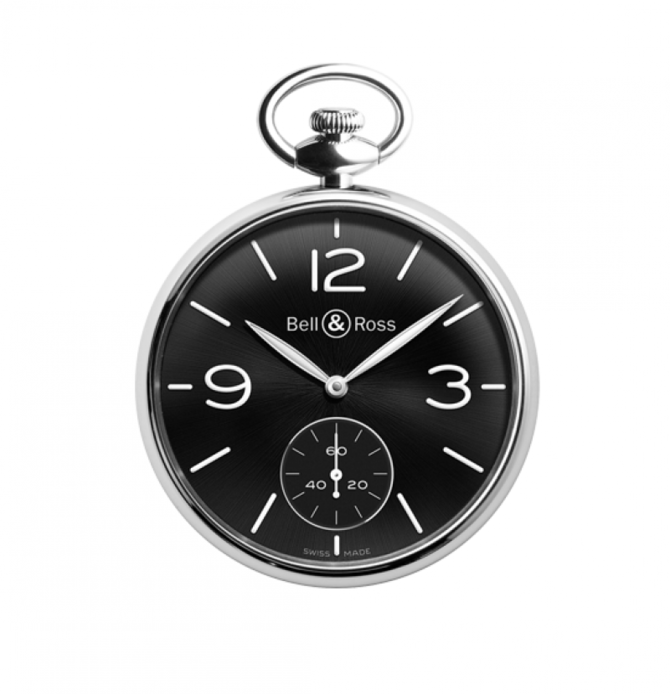Bell & Ross PW1 Steel Vintage Pocket watch - фото 1