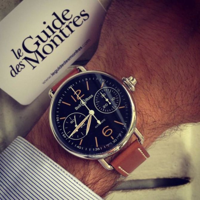 Bell & Ross WW1 Hronographe Monopoussoir Heritage Vintage Automatic - фото 4
