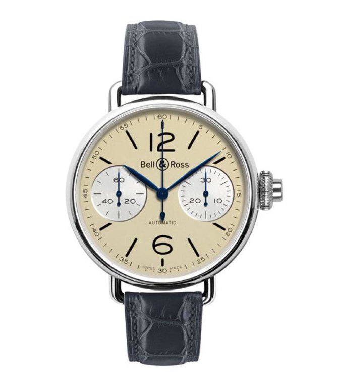 Bell & Ross WW1 Hronographe Monopoussoir Ivory Vintage Automatic