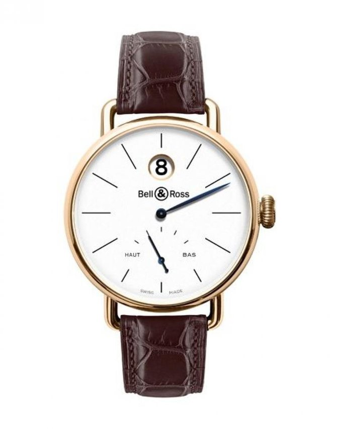 Bell & Ross WW1 Heure Sautante Rose Gold Vintage 42 mm - фото 1