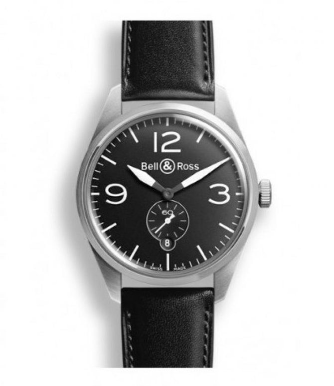 Bell & Ross BR 123 Original Black Vintage 41 mm - фото 1