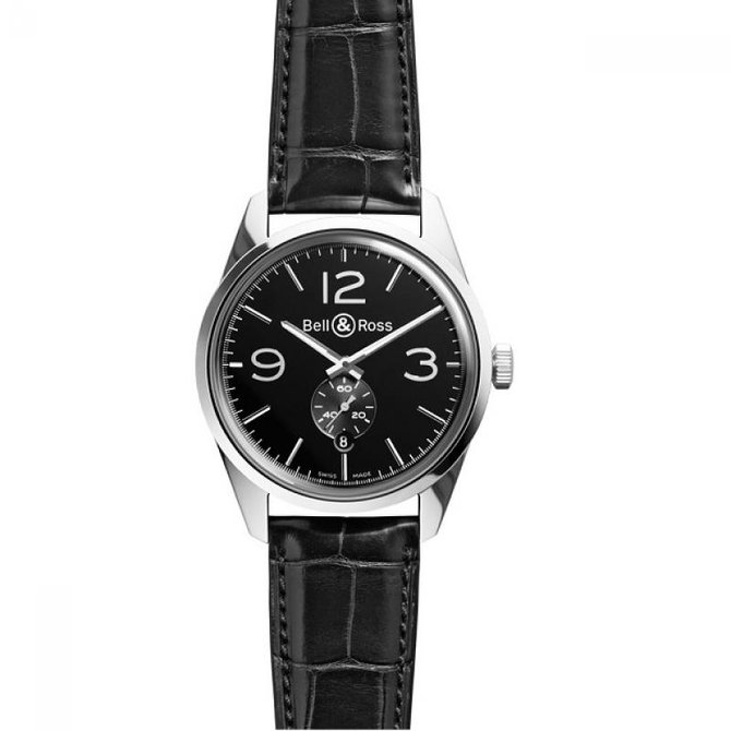 Bell & Ross BR 123 Officer Black Vintage 41 mm - фото 2