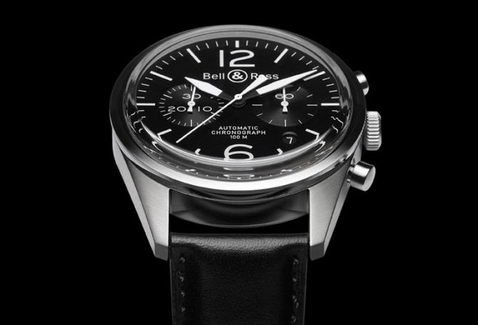 Bell & Ross BR 126 Original Black Vintage Chronograph - фото 3