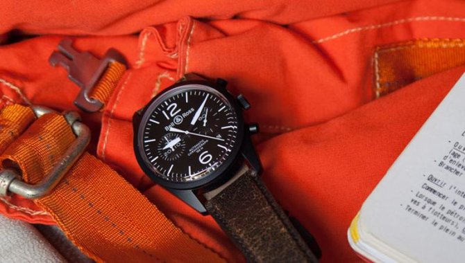 Bell & Ross BR 126 Original Carbon Vintage Chronograph - фото 2