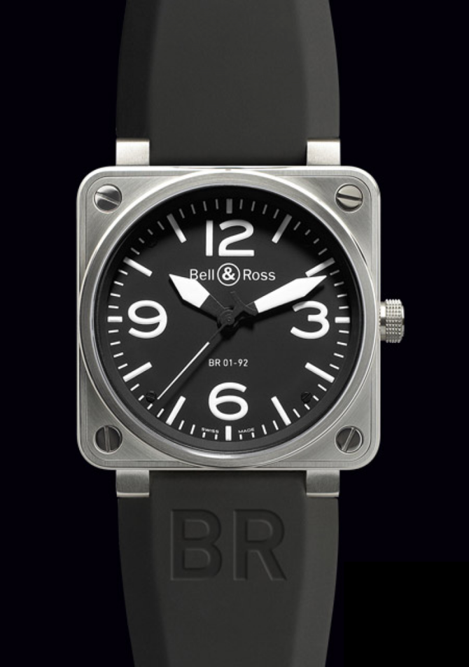 Bell & Ross BR 01-92 Steel Aviation 46 mm - фото 2