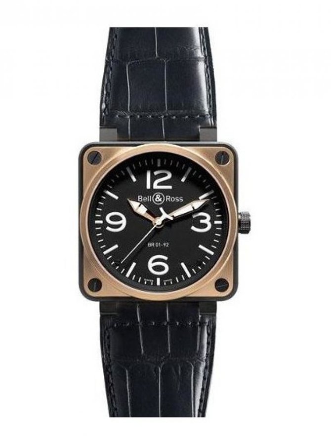 Bell & Ross BR 01-92 Rose Gold & Carbon Aviation 46 mm
