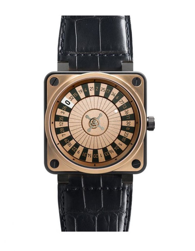 Bell & Ross BR 01-92 Casino Aviation Steel PVD & Gold