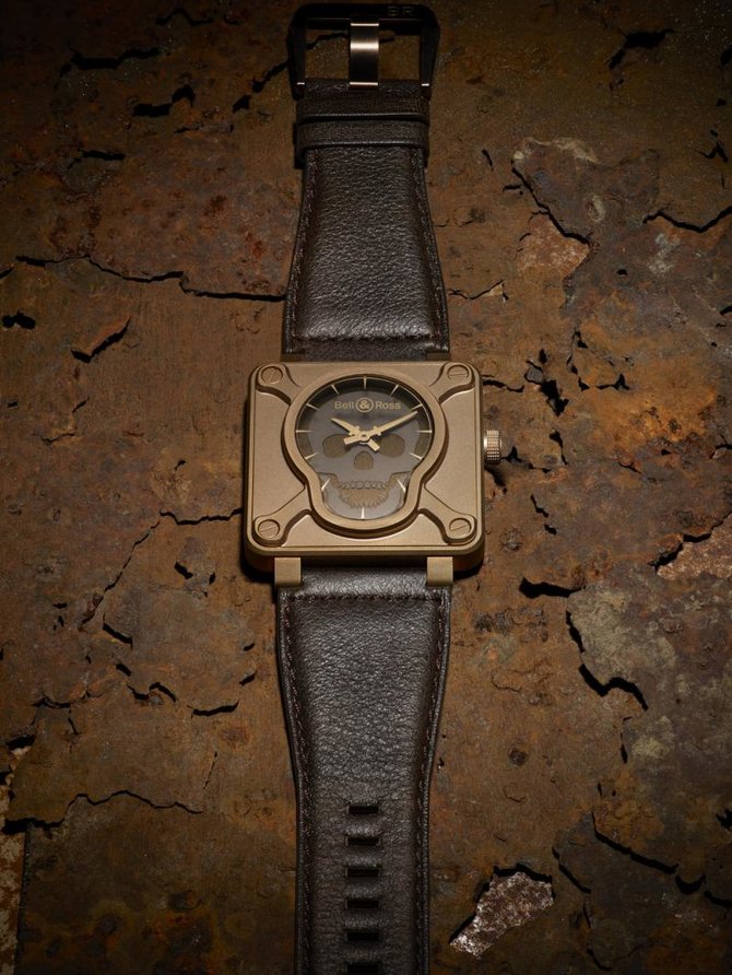 Bell & Ross BR 01 Skull Bronze Aviation Automatic Mechanical - фото 2