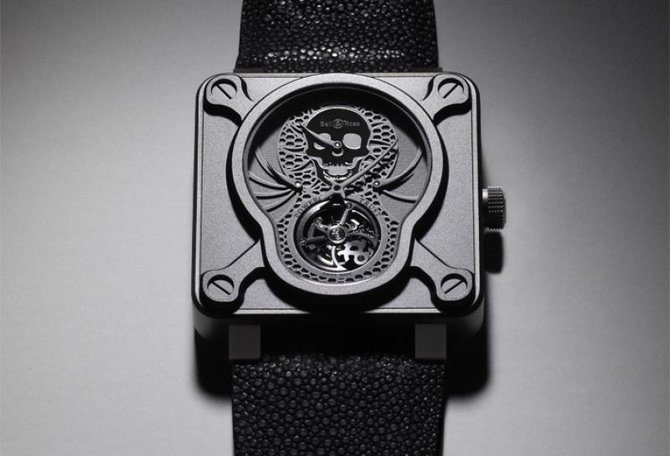 Bell & Ross BR 01 Tourbillon Skull Aviation 46 mm - фото 2