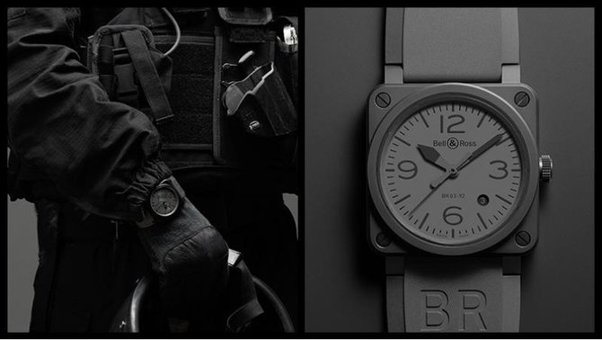 Bell & Ross BR 03-92 Commando Ceramic Aviation 42 mm - фото 3