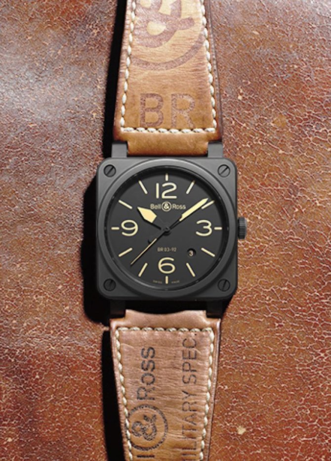 Bell & Ross BR 03-92 Heritage Ceramic Aviation Ceramic 42 mm - фото 3