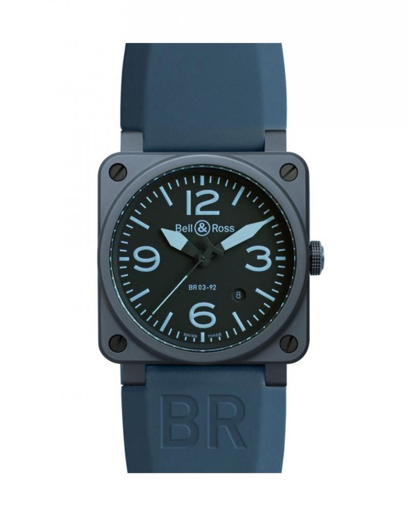 BR 03-92 Blue Ceramic Bell & Ross 42 mm Aviation
