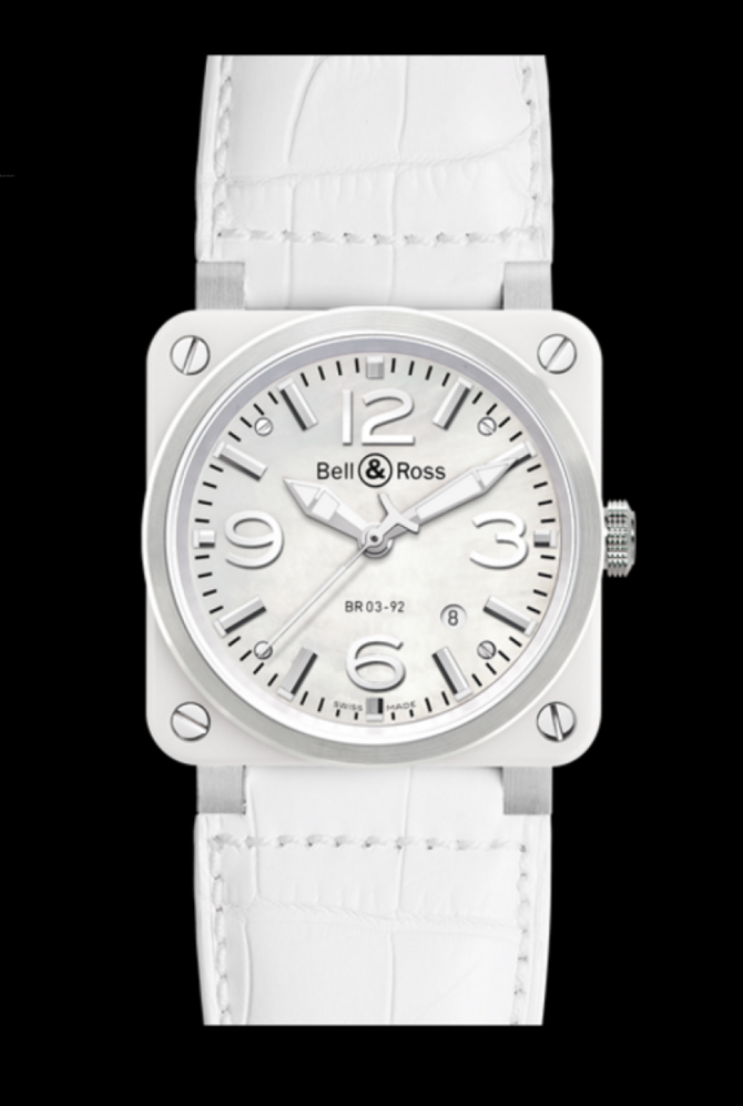 Bell & Ross BR 03-92 White Ceramic Aviation 42 mm - фото 2