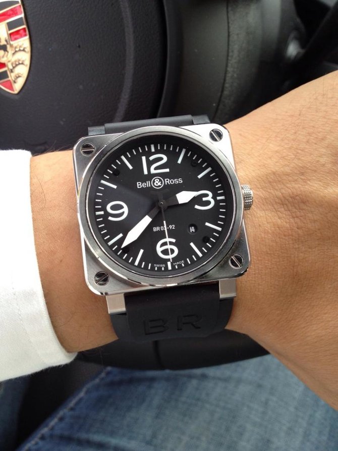 Bell & Ross BR 03-92 Steel Aviation 42 mm - фото 3