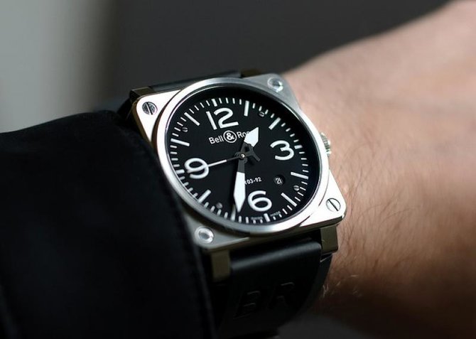 Bell & Ross BR 03-92 Steel Aviation 42 mm - фото 2