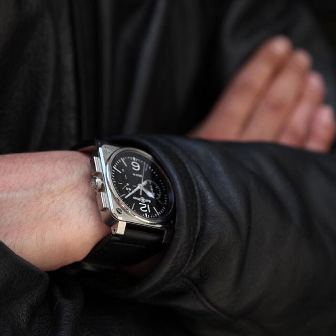 Bell & Ross BR 03-94 Steel Aviation Chronograph 42 mm - фото 4