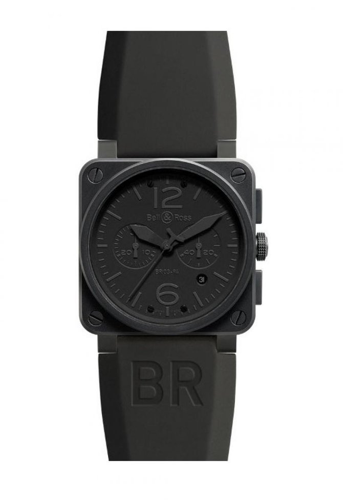 Bell & Ross BR 03-94 Phantom Aviation Chronograph 42 mm - фото 1