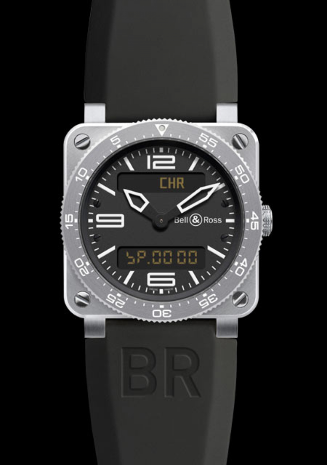 Bell & Ross BR 03 Type Aviation Steel Aviation 42 mm - фото 4