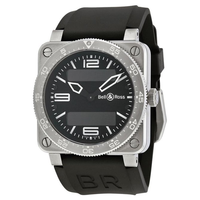 Bell & Ross BR 03 Type Aviation Steel Aviation 42 mm - фото 5