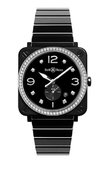 Bell & Ross Aviation BR S Black Ceramic Diamonds Quartz