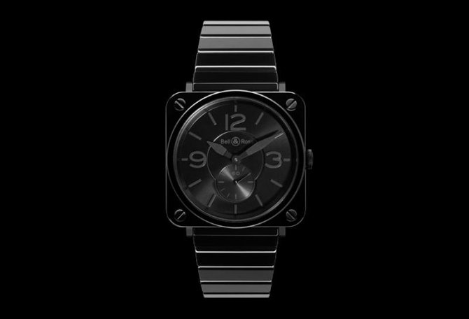 Bell & Ross BR S Black Ceramic Phantom Aviation Quartz - фото 3