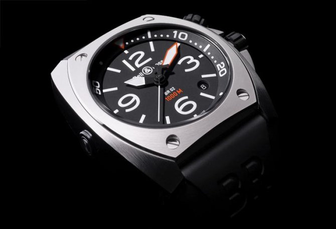 Bell & Ross BR 02-92 Steel Marine Marine Automatic - фото 2