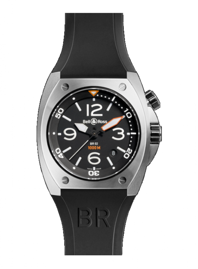 Bell & Ross BR 02-92 Steel Marine Marine Automatic - фото 1