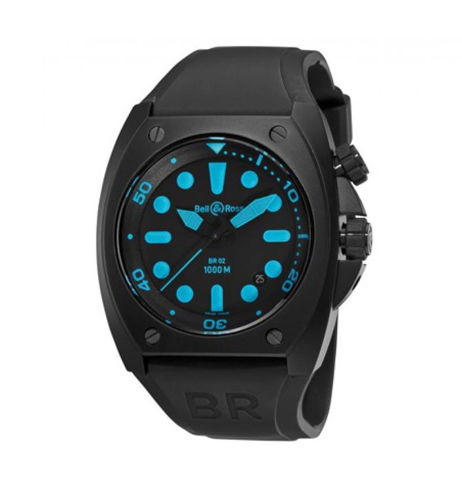 Bell & Ross BR 02-92 Blue Marine Automatic - фото 1