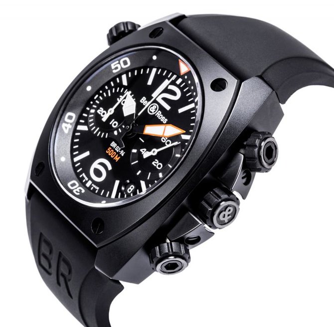Bell & Ross BR 02-94 Carbon Marine Chronographe - фото 4