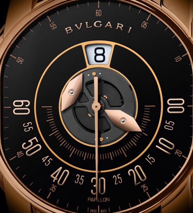 Bvlgari Papillon Heure Sautante Rose Gold Daniel Roth 45 mm - фото 2