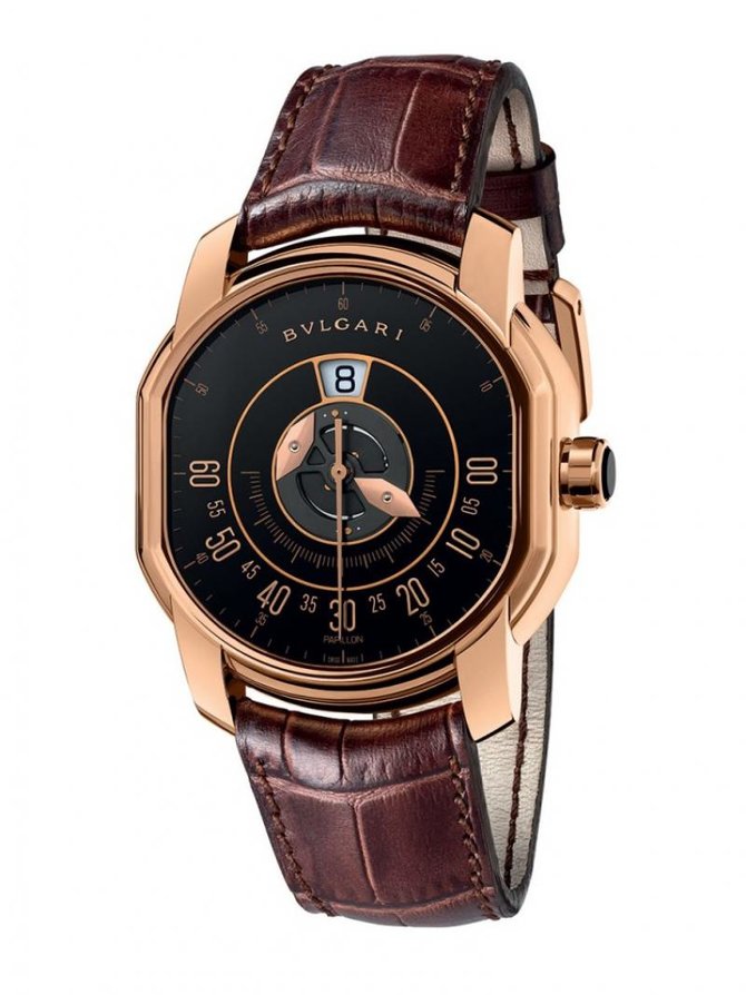 Bvlgari Papillon Heure Sautante Rose Gold Daniel Roth 45 mm - фото 1