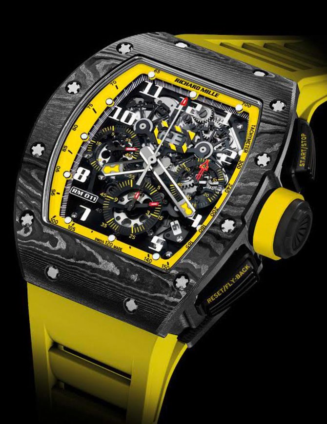 Richard Mille RM 011 Flyback Chronograph Yellow Storm RM Automatic - фото 4