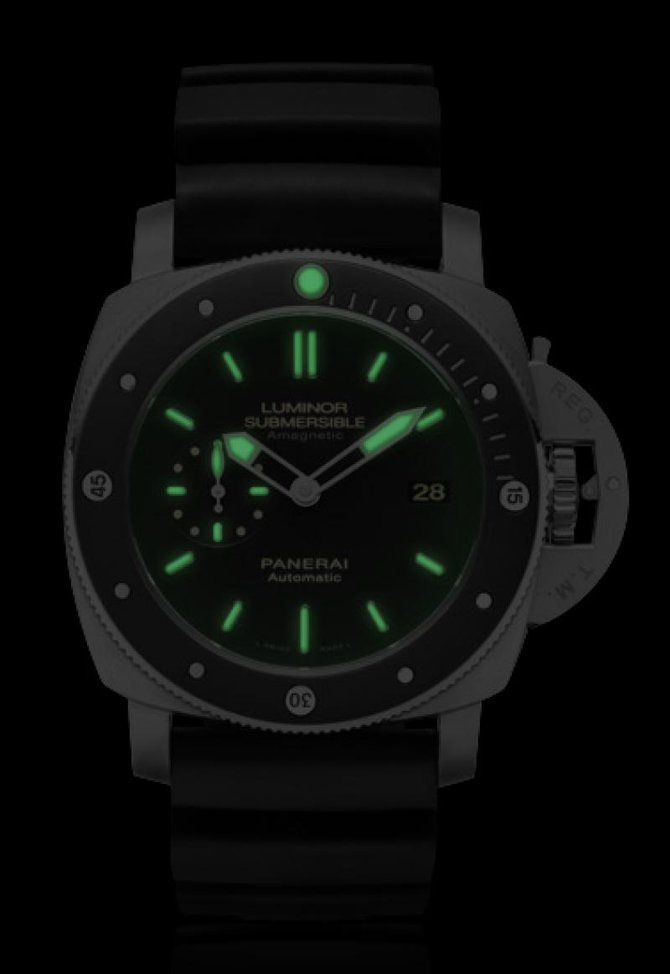 Officine Panerai PAM00389 Luminor 1950 Submersible Amagnetic 3 Days Automatic Titanio - фото 4